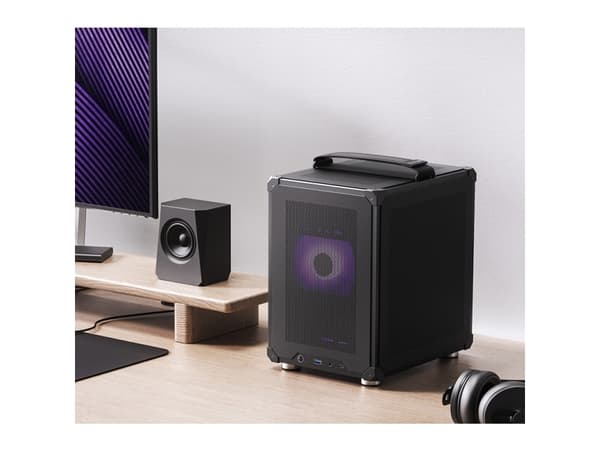 Jonsbo C6, Mini Tower, PC, Svart, ITX, micro ATX, Stål, Spela