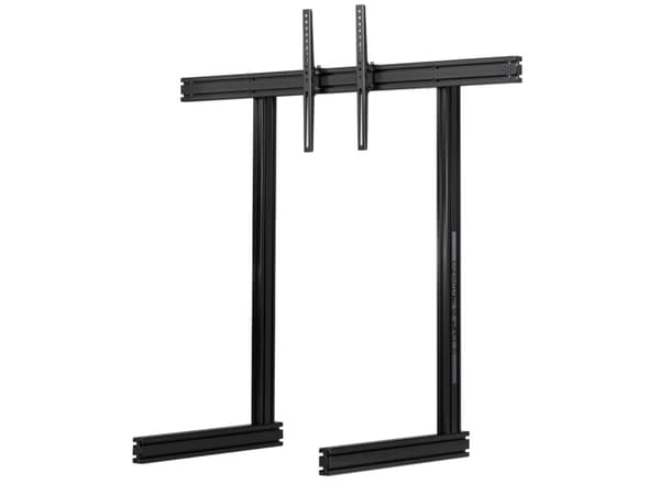 Next Level Racing Elite - Stativ - for Skjerm - anodisert ekstrudert aluminium, pulverbelagt karbonstål - svart - skjermstørrelse: 21"-65" - frittstå