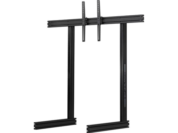 Next Level Racing Elite - Stativ - for Skjerm - anodisert ekstrudert aluminium, pulverbelagt karbonstål - svart - skjermstørrelse: 21"-65" - frittstå