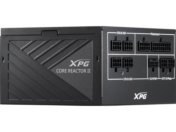 XPG CORE REACTOR II - Strømforsyning (intern) - ATX12V 3.0/ EPS12V 2.92 - 80 PLUS Gold - AC 100-240 V - 750 watt - aktiv PFC - Europa - svart Sort
