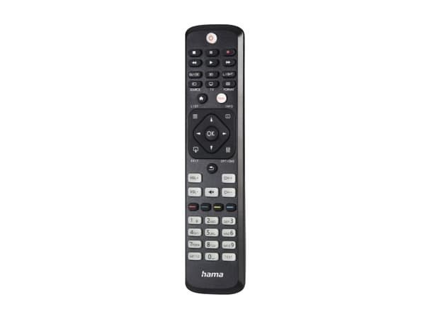 Hama 00221063, TV, IR trådlös, Tryckknappar, Svart