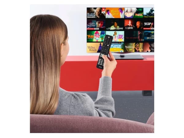 Hama 00221063, TV, IR trådlös, Tryckknappar, Svart