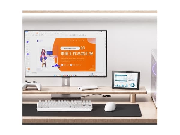 Jonsbo DS8, Yleiskäyttöinen, Muu, Valkoinen, Mini-HDMI, USB-C, 24,6 mm