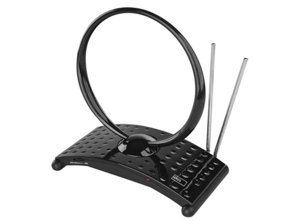 Kambarinė FM/DAB/DVB-T/T2 antena su stiprintuvu ir LTE/5G filtru J0701 EMOS