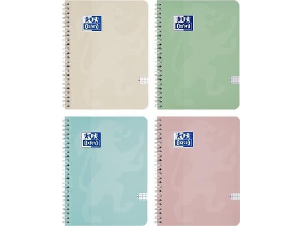 Rengaskansio A5/80K ruudullinen Touch Pastel (5 kpl)