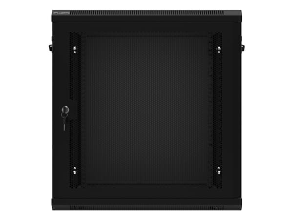 Lanberg - Rack skåp - väggmontering - svart, RAL 9004 - 12U - 19"