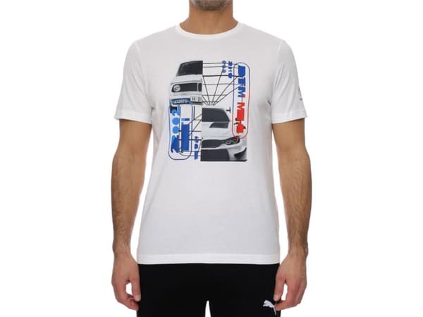 Puma Puma BMW Motorsport Graphic Tee 531194-02 białe S