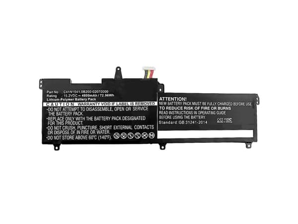 CoreParts - Batteri til bærbar PC - litiumpolymer - 4800 mAh - 73 Wh - svart - for ASUS ROG Strix GL702VI; GL702VM; GL702VS; GL702VT; GL702ZC