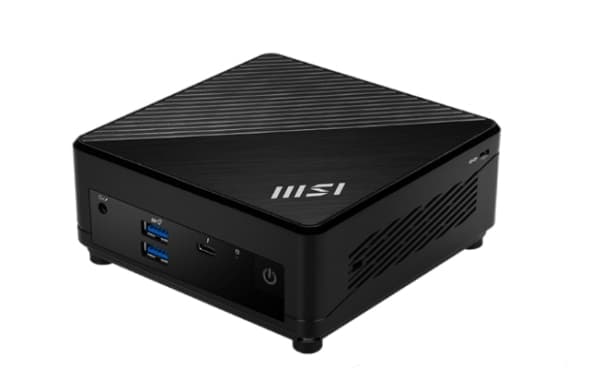 MSI Cubi 5 12M 005EU - Mini-PC Core i3 1215U / upp till 4.4 GHz - RAM 8 GB - SSD 256 GB - NVMe - UHD Graphics - IEEE 802.11ax (Wi-Fi 6E), Bluetooth 5