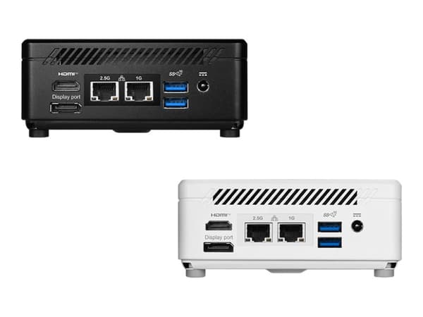 MSI Cubi 5 12M 005EU - Mini-PC Core i3 1215U / upp till 4.4 GHz - RAM 8 GB - SSD 256 GB - NVMe - UHD Graphics - IEEE 802.11ax (Wi-Fi 6E), Bluetooth 5