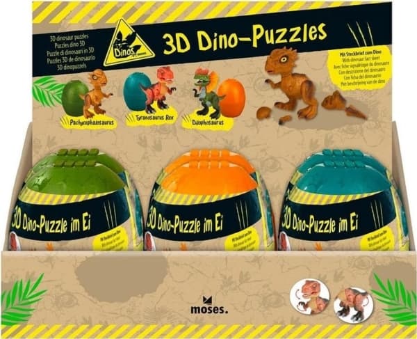 Dino palapeli 3D Egg MIX