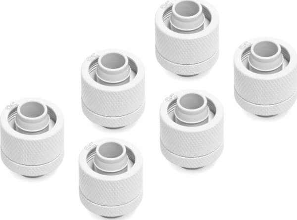 Alphacool Eiszapfen 16/10 mm skrumunnstykke G1/4 - White Sixpack (17625)