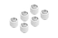 Miniatyrbilde 1 av 5: Alphacool Eiszapfen 16/10 mm skrumunnstykke G1/4 - White Sixpack (17625)