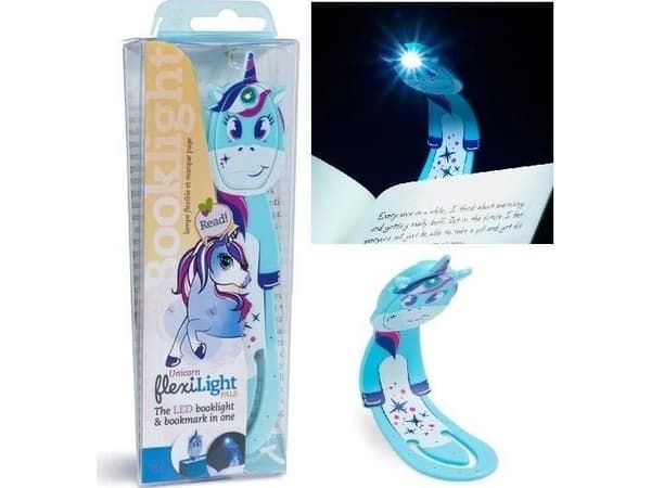 Thinking Gifts Flexilight Pals Unicorn Blue - Lampka do książki