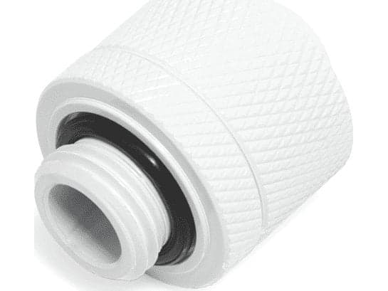 Alphacool Eiszapfen 16/10 mm skrumunnstykke G1/4 - hvit (17627)