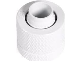 Alphacool 17626, Slangkoppling, mässing, Vit, 1/4", 27 mm, 2 cm