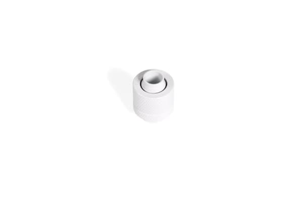 Alphacool 17626, Slangkoppling, mässing, Vit, 1/4", 27 mm, 2 cm