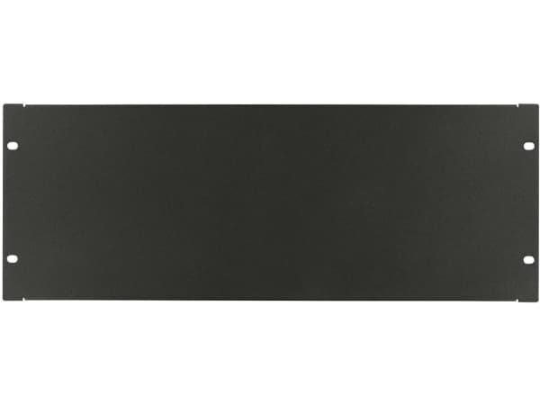 Lanview by Logon - Rackblankingspanel - screw type - svart, RAL 9005 - 4U - 19"
