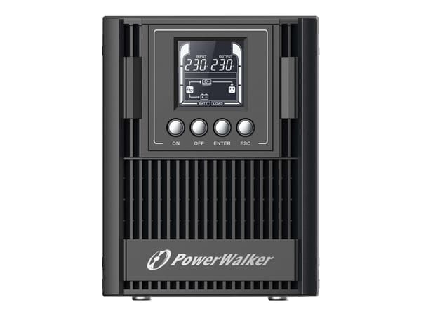 PowerWalker VFI 1000 AT FR - UPS - AC 80 - 300 V - 900 Watt - 1000 VA - 9 At - RS-232, USB - lähtöliittimet: 3