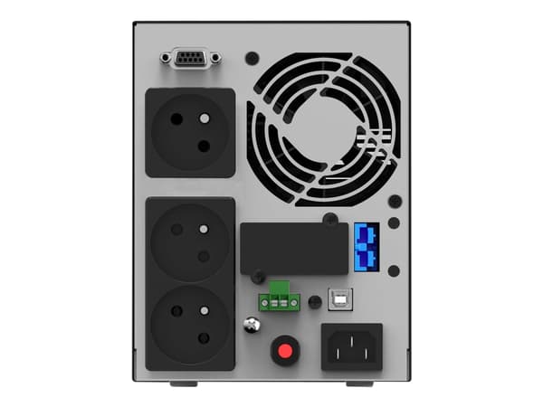 PowerWalker VFI 1000 AT FR - UPS - AC 80 - 300 V - 900 Watt - 1000 VA - 9 At - RS-232, USB - lähtöliittimet: 3