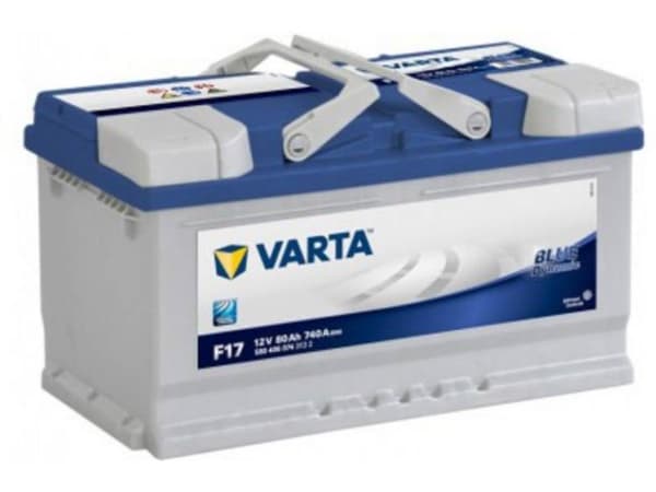 Varta Autobatterie Blue Dynamic F17 12 V 80 Ah ETN 580 406 074 T1 Zellanlegung 0 (580406074 3132)