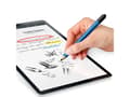 Miniatyrbilde 4 av 5: Staedtler Mars® Lumograph® digital jumbo Digital pen med trykfølsom skrivespids, med præcis skrivespids, Viskelæder-tast Blå
