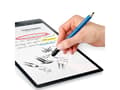 Miniatyrbilde 5 av 5: Staedtler Mars® Lumograph® digital jumbo Digital pen med trykfølsom skrivespids, med præcis skrivespids, Viskelæder-tast Blå