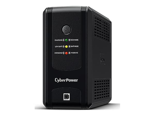 CyberPower UT Utility UT800EIG - UPS - AC 230 V - 450 watt - 800 VA - enkeltfase - Ethernet, USB - utgangskontakter: 4 - svart Sort
