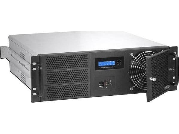 RealPower RPS19-G3380, Stativ, Server, Sort, ATX, SGCC, 3U Sort