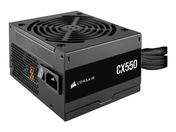 CORSAIR CX Series CX550 - Strømforsyning (intern) - ATX - 80 PLUS Bronze - 550 watt - Europa Sort