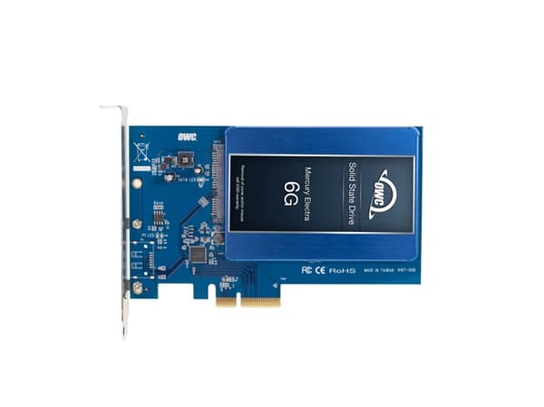OWC Accelsior S - Gränssnittsadapter - 2.5" - SATA 6Gb/s - PCIe 2.0 x4