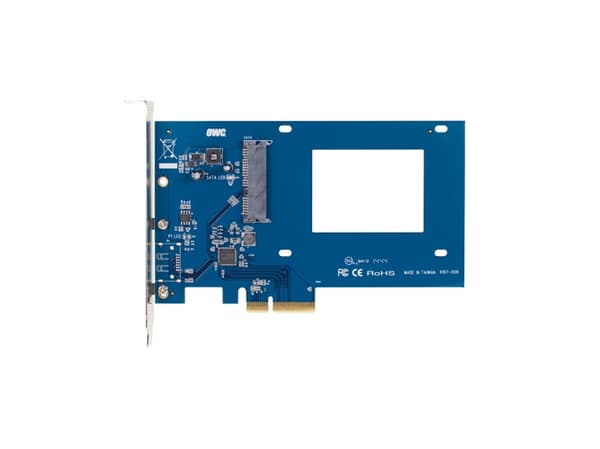 OWC Accelsior S - Gränssnittsadapter - 2.5" - SATA 6Gb/s - PCIe 2.0 x4