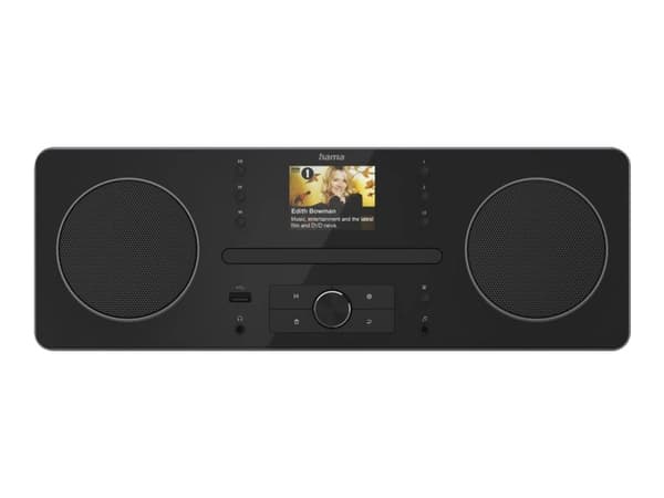 Hama DR1560CBT - DAB+ Radio - 10 Watt (Yhteensä) - Harmaa Musta