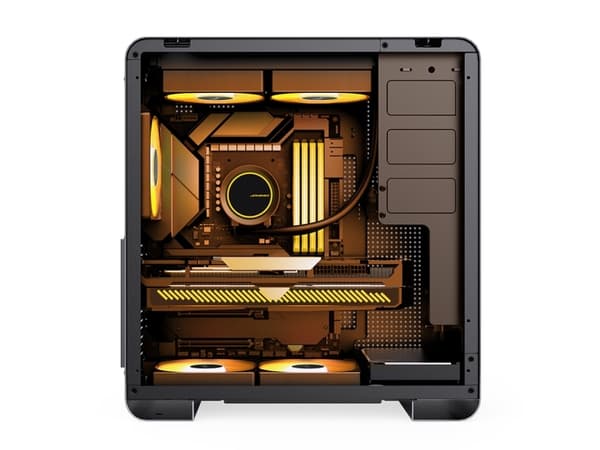 Jonsbo U4 PRO, Midi Tower, PC, Svart, ATX, ITX, Mini-ATX, Nät, Stål, Spela