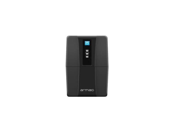 Armac Home Lite - UPS - AC 230 V - 390 watt - 650 VA - 1 x batteri - ventilregulert blysyre (VRLA) - 7 Ah - utgangskontakter: 2