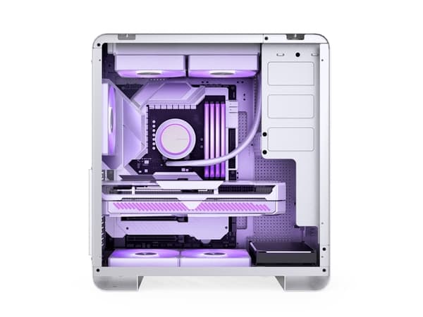 Jonsbo U4 PRO, Midi Tower, PC, Vit, ATX, ITX, Mini-ATX, Nät, Stål, Spela