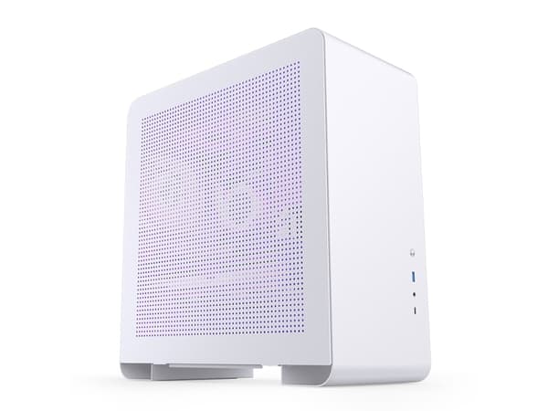 Jonsbo U4 PRO, Midi Tower, PC, Vit, ATX, ITX, Mini-ATX, Nät, Stål, Spela