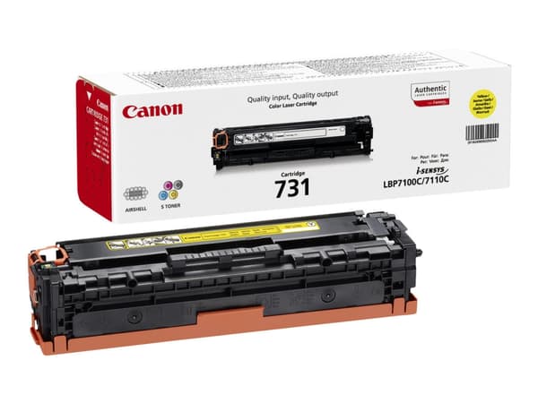 Canon 731, 1500 sivua, Keltainen, 1 kpl