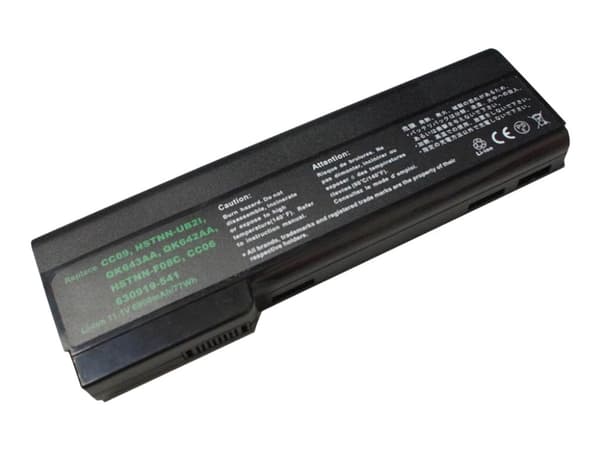 CoreParts - Batteri til bærbar PC (tilsvarer: HP CC06XL) - litiumion - 12-cellers - 7800 mAh - svart - for EliteBook 8460p, 8460w, 8470p, 8470w, 8560