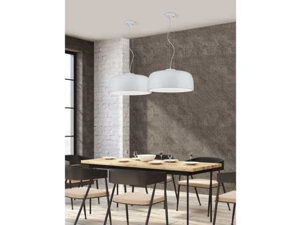 Trio Baron hängande lampa, 4x E27, matt vit