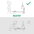 Miniatyrbild 5 av 5: Leitz Ergo - Monteringssats (spring-assisted single arm) - för LCD-display - space saving - metall - mörkgrå - skärmstorlek: 17"-32"