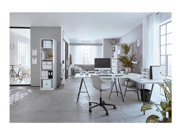 Penneholder Sound Leitz WOW hvit/svart