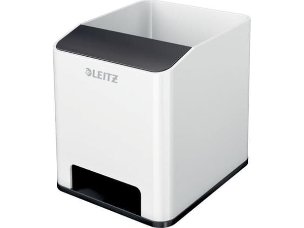 Penneholder Sound Leitz WOW hvit/svart