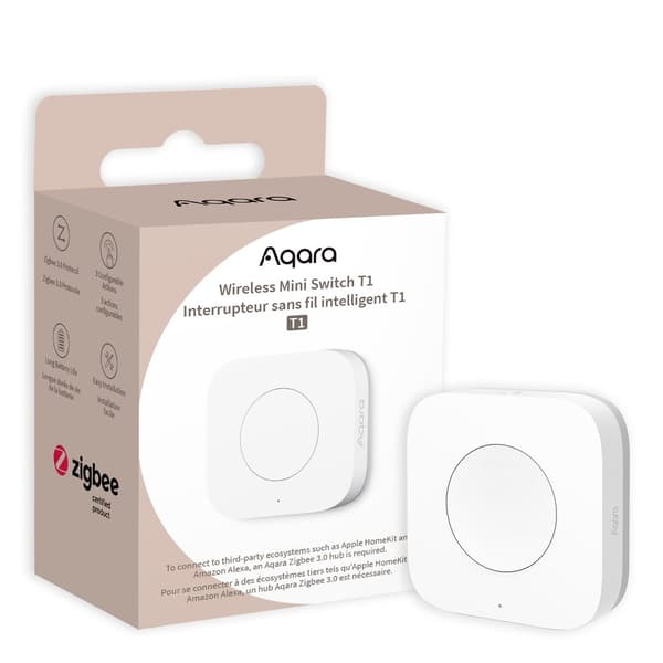 Aqara - Wireless Mini Switch T1 - Smart Home Convenience at Your Fingertips Vit