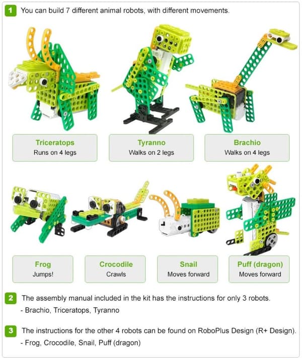 Robotis PLAY 300 DINOs