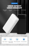 Miniatyrbillede 10 af 11: Platinet power bank 20000mAh PMPB20W706, white