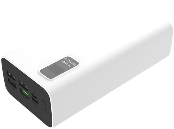 Platinet power bank 30000mAh PD QC LED, black