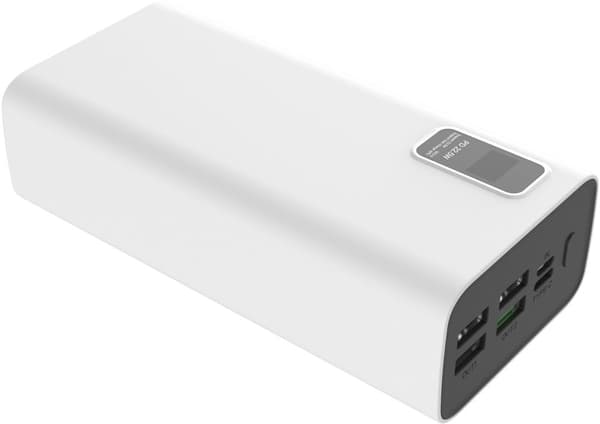 Platinet power bank 30000mAh PD QC LED, black
