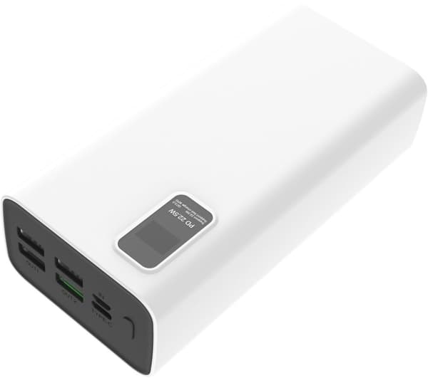 Platinet power bank 30000mAh PD QC LED, black Sort