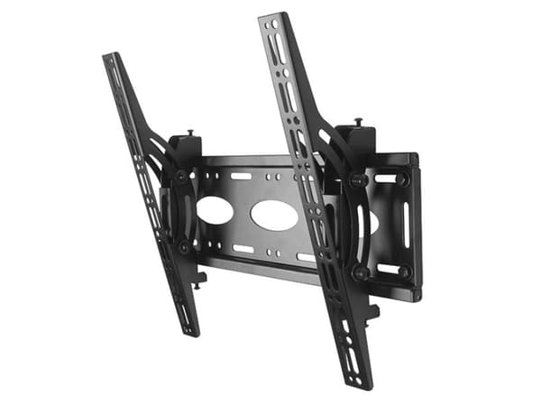 B-TECH BT8431 - Monteringssats (lutningsbart väggfäste) - för platt panel - svart - skärmstorlek: 22"-50" - väggmonterbar